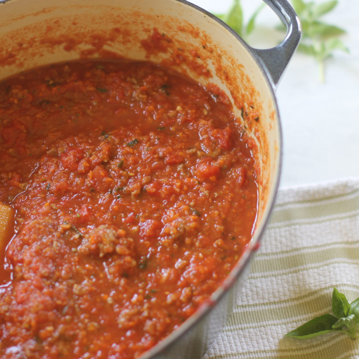 Italian Sausage Bolognese - Sungrown Kitchen