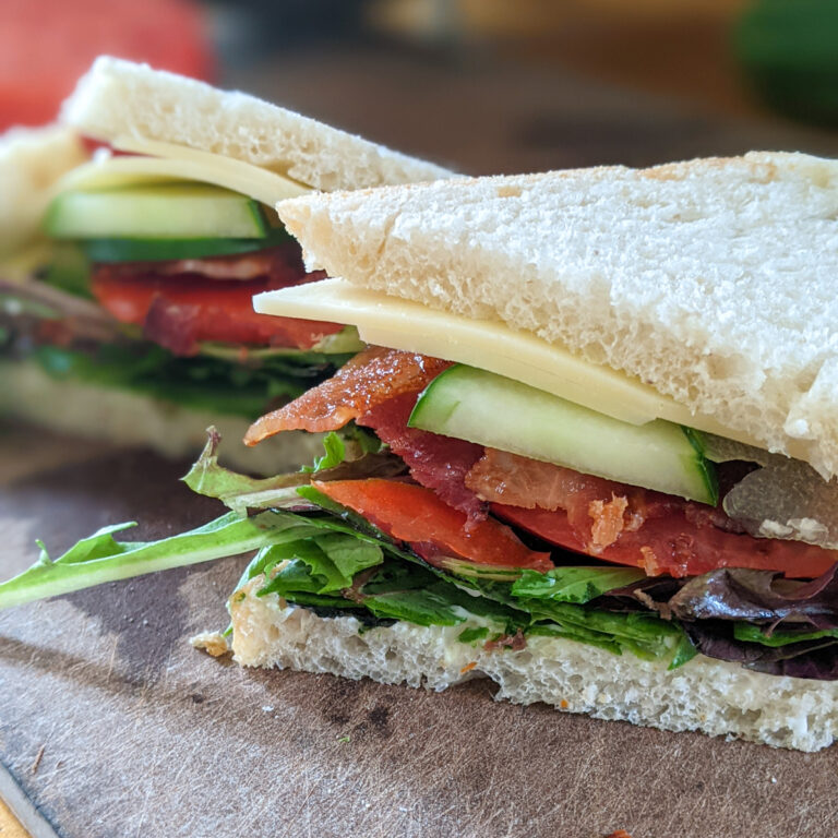 BLT with Avocado and Cheese - Sungrown Kitchen