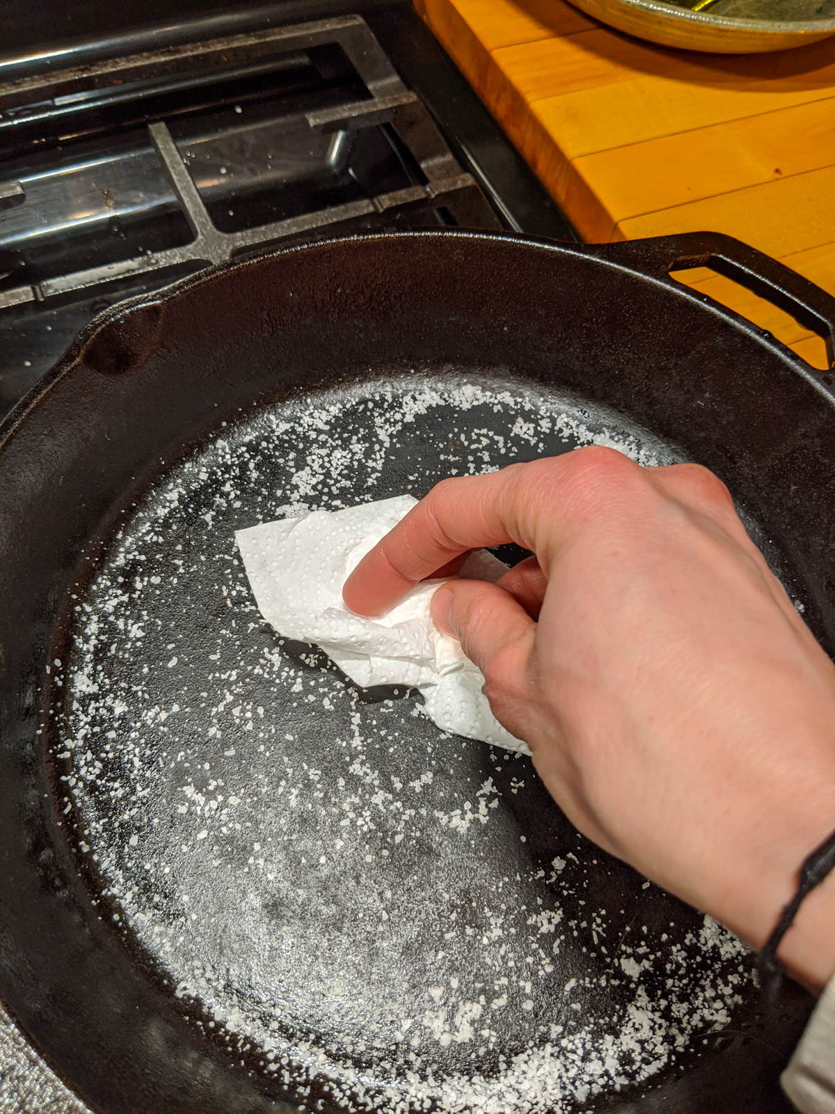 How To Clean a Cast Iron Skillet