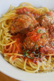 Grandpa's Spaghetti & Meatballs - Sungrown Kitchen