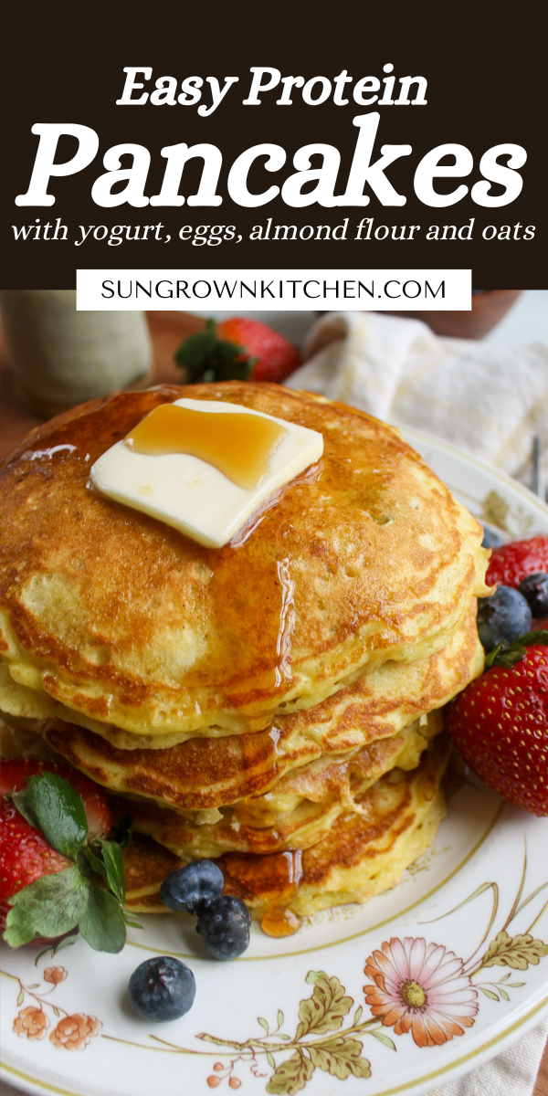 Easy Protein Pancakes - Sungrown Kitchen