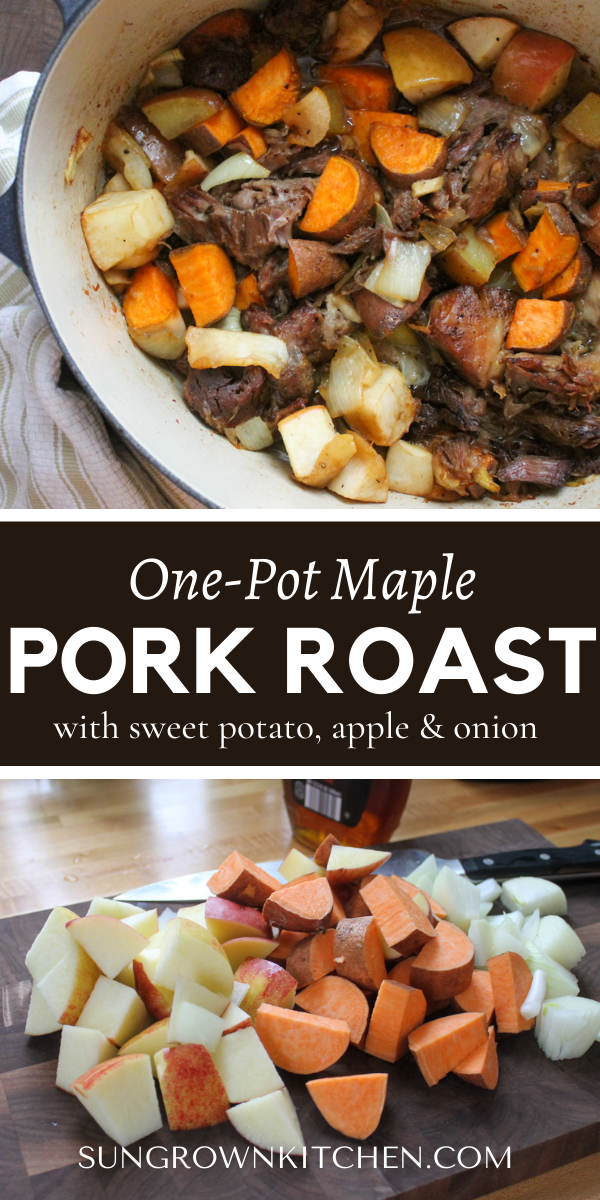 Dutch Oven Maple Pork Roast - Sungrown Kitchen