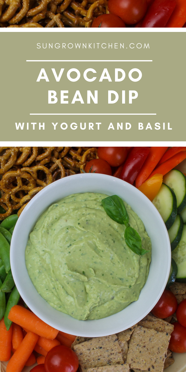 Avocado White Bean Dip - Sungrown Kitchen