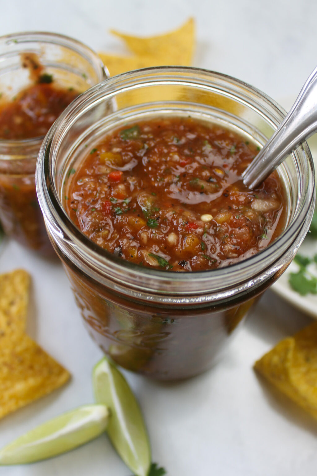 Easy 5 Minute Salsa - Sungrown Kitchen