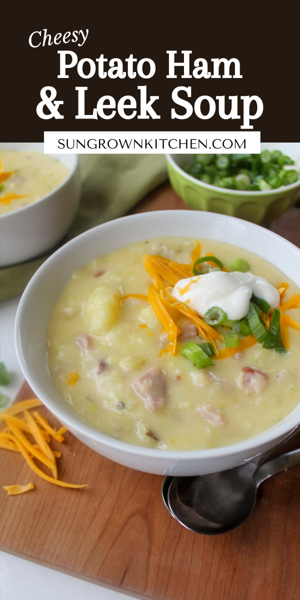 Potato Ham and Leek Soup - Sungrown Kitchen