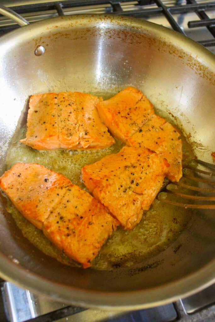 Salmon Zucchini Orzo Pasta - Sungrown Kitchen